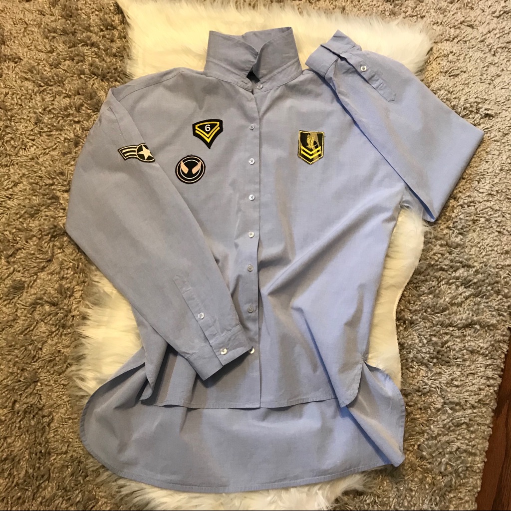 Whbm Aviator Button-Down Shirt (S)